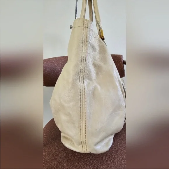 Authenticmiu miu Tan Tote Bag
